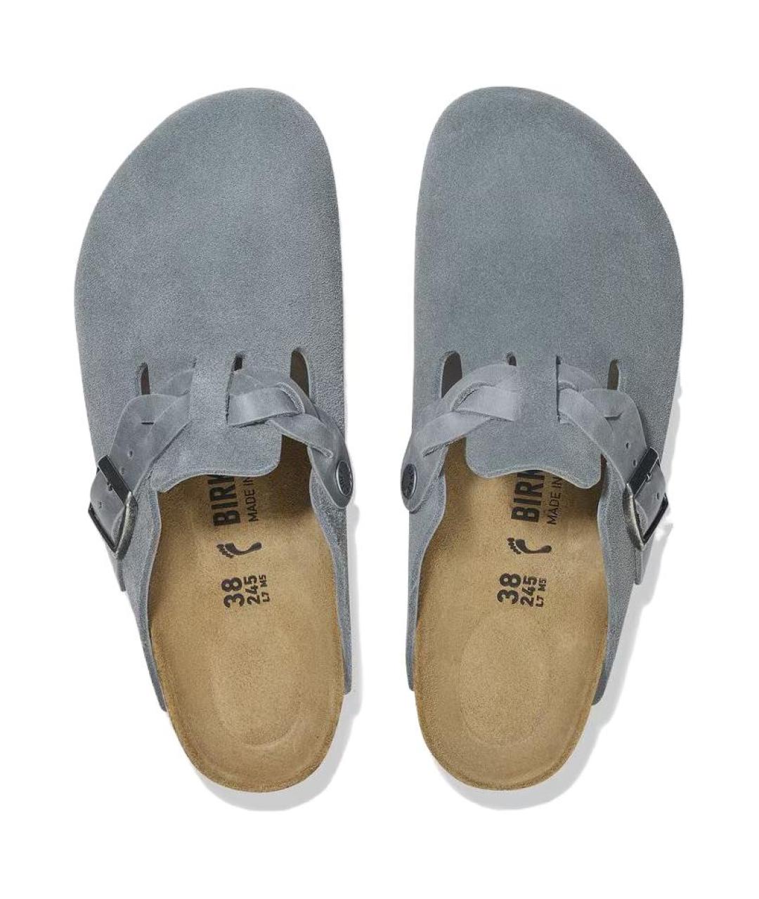 BIRKENSTOCK Серые сабо, фото 5