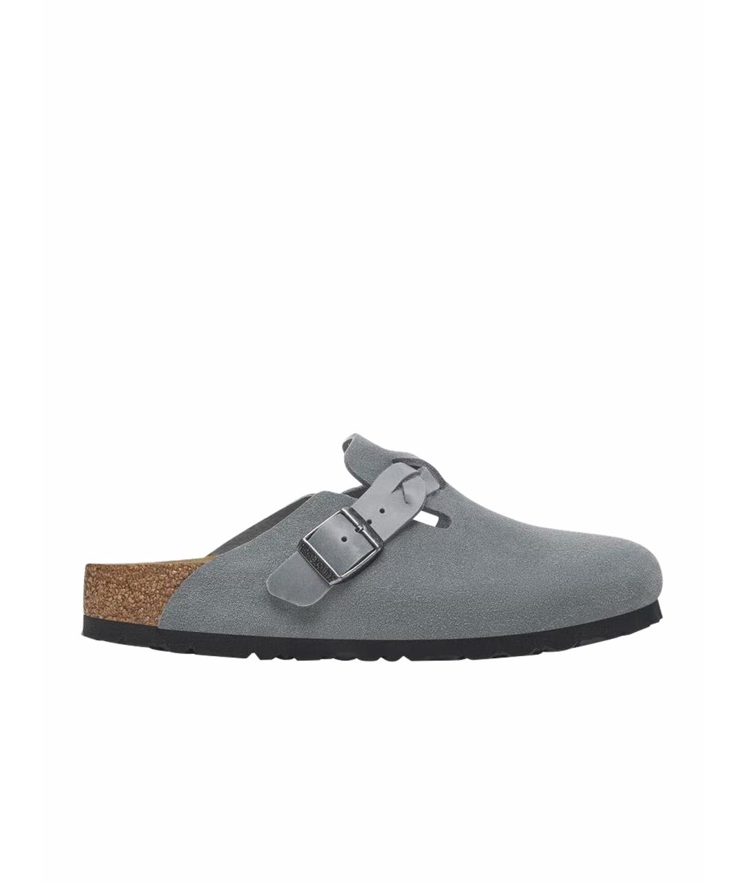 BIRKENSTOCK Серые сабо, фото 1