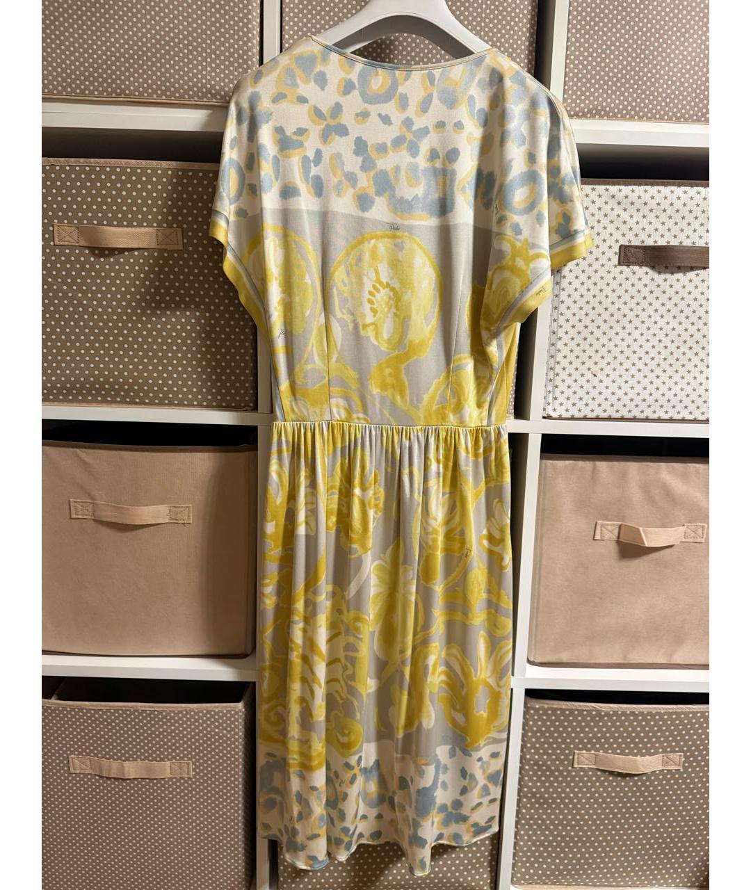 EMILIO PUCCI Мульти шелковый сарафан, фото 6