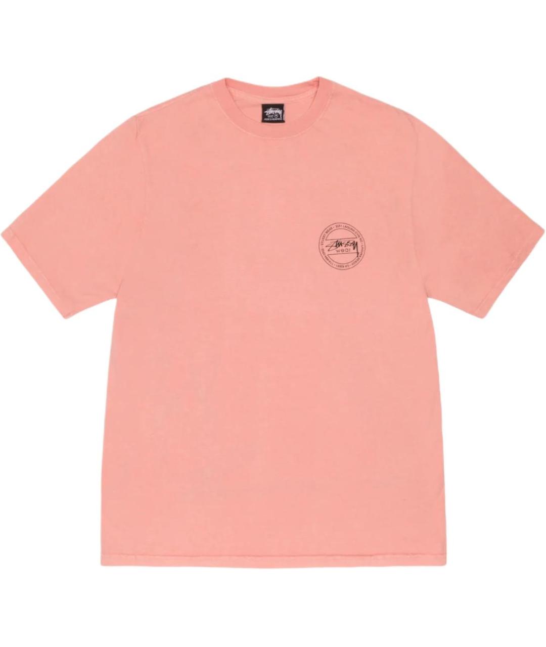 STUSSY Коралловая футболка, фото 1