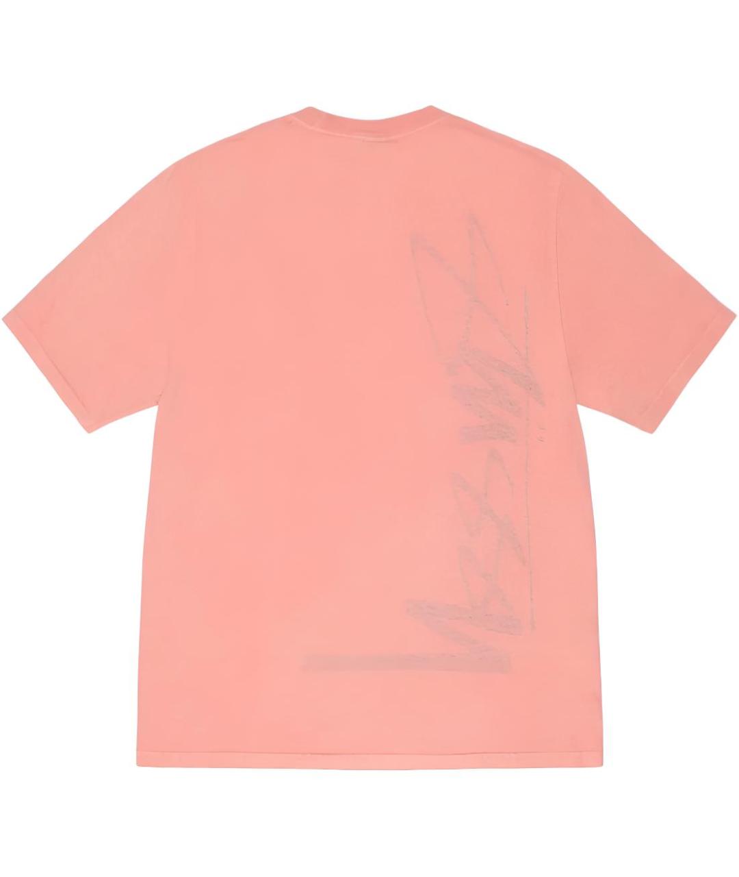 STUSSY Коралловая футболка, фото 2