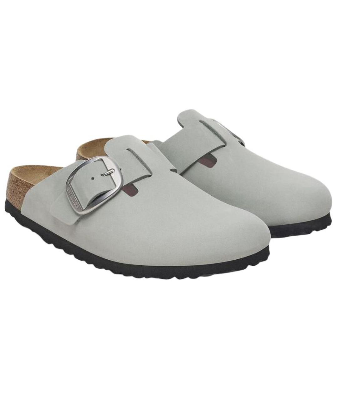BIRKENSTOCK Серые сабо, фото 4