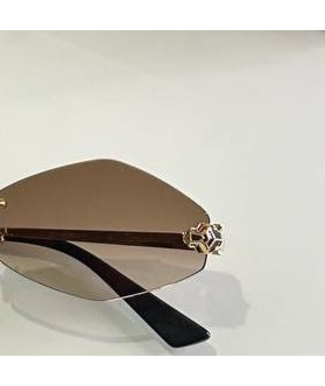 CARTIER Металлические солнцезащитные очки, фото 3