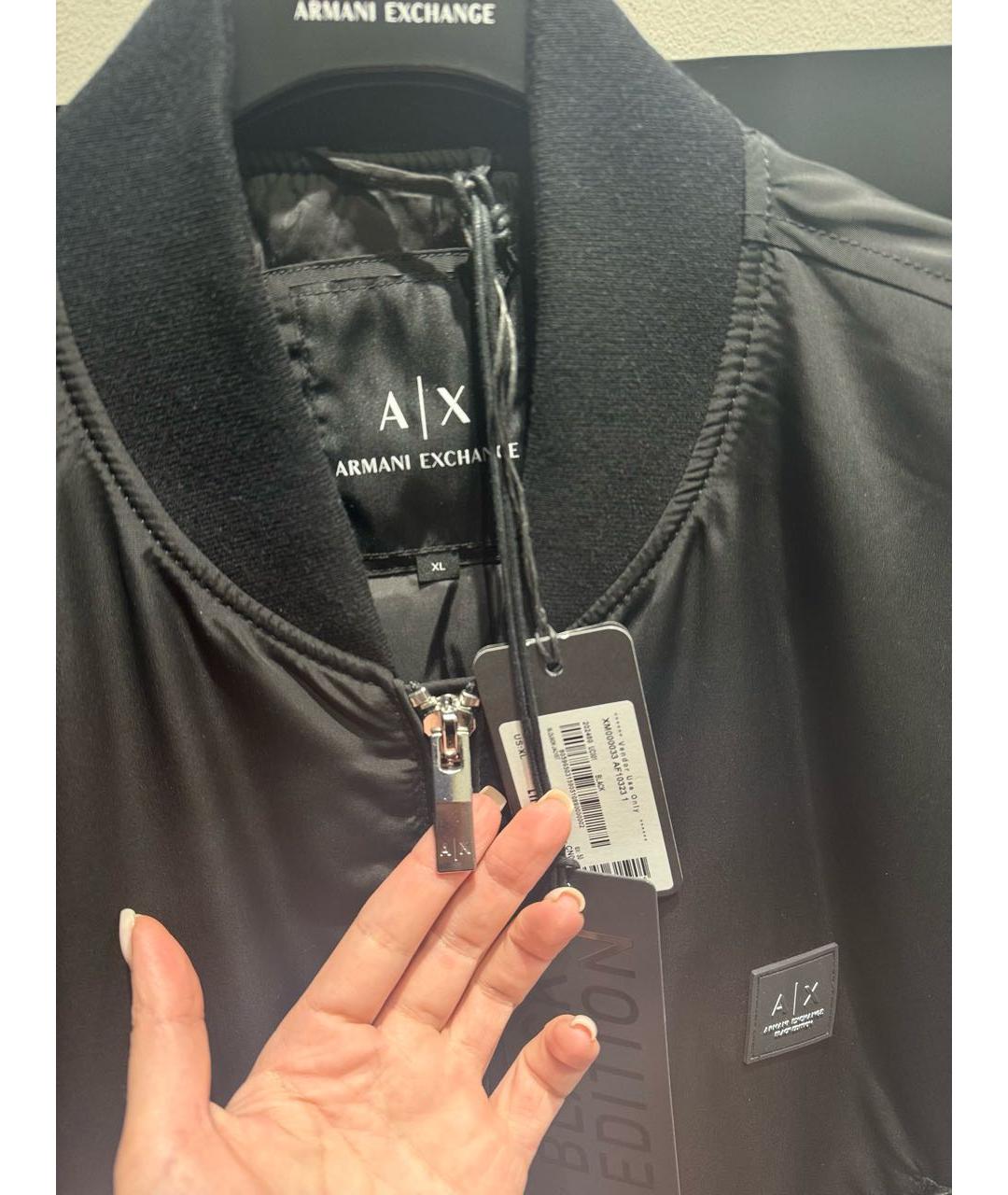 ARMANI EXCHANGE Черная куртка, фото 7