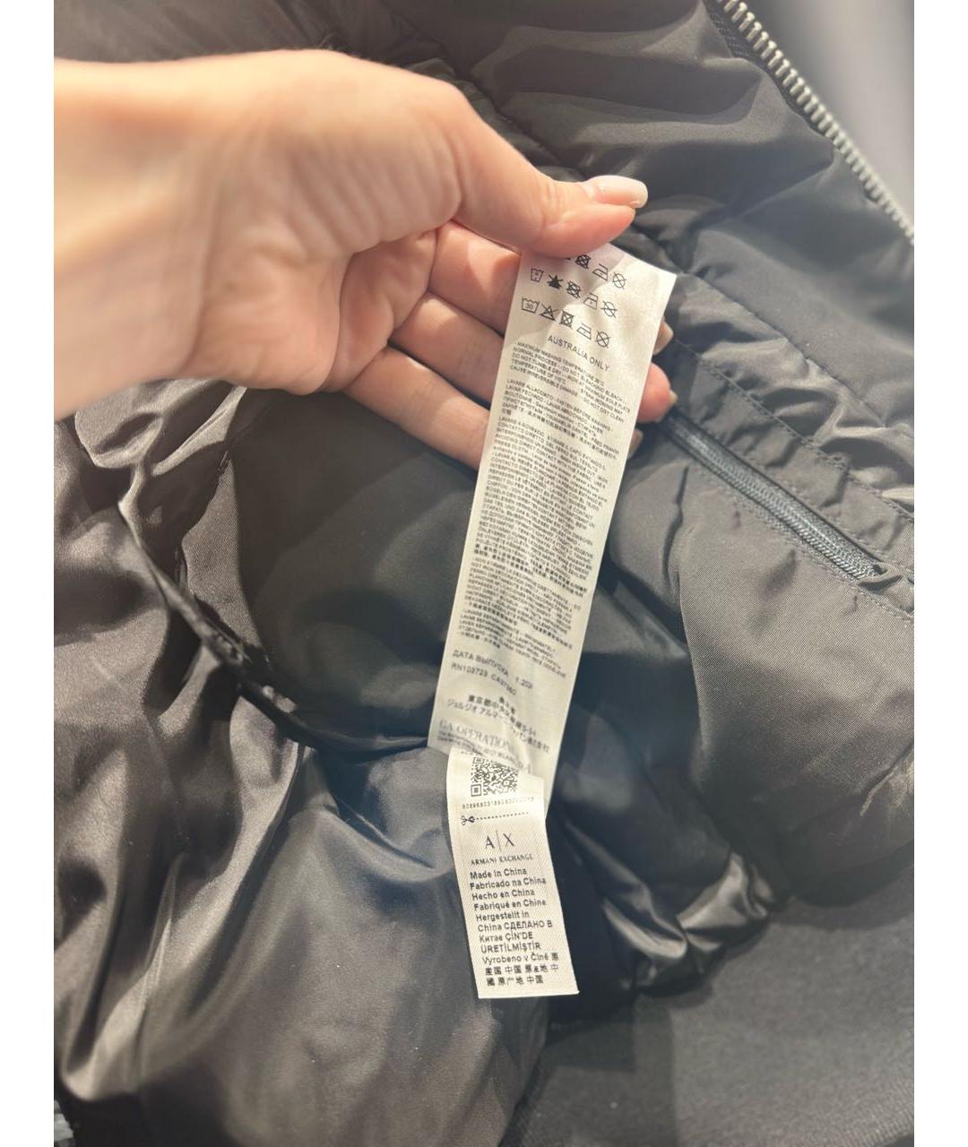 ARMANI EXCHANGE Черная куртка, фото 5
