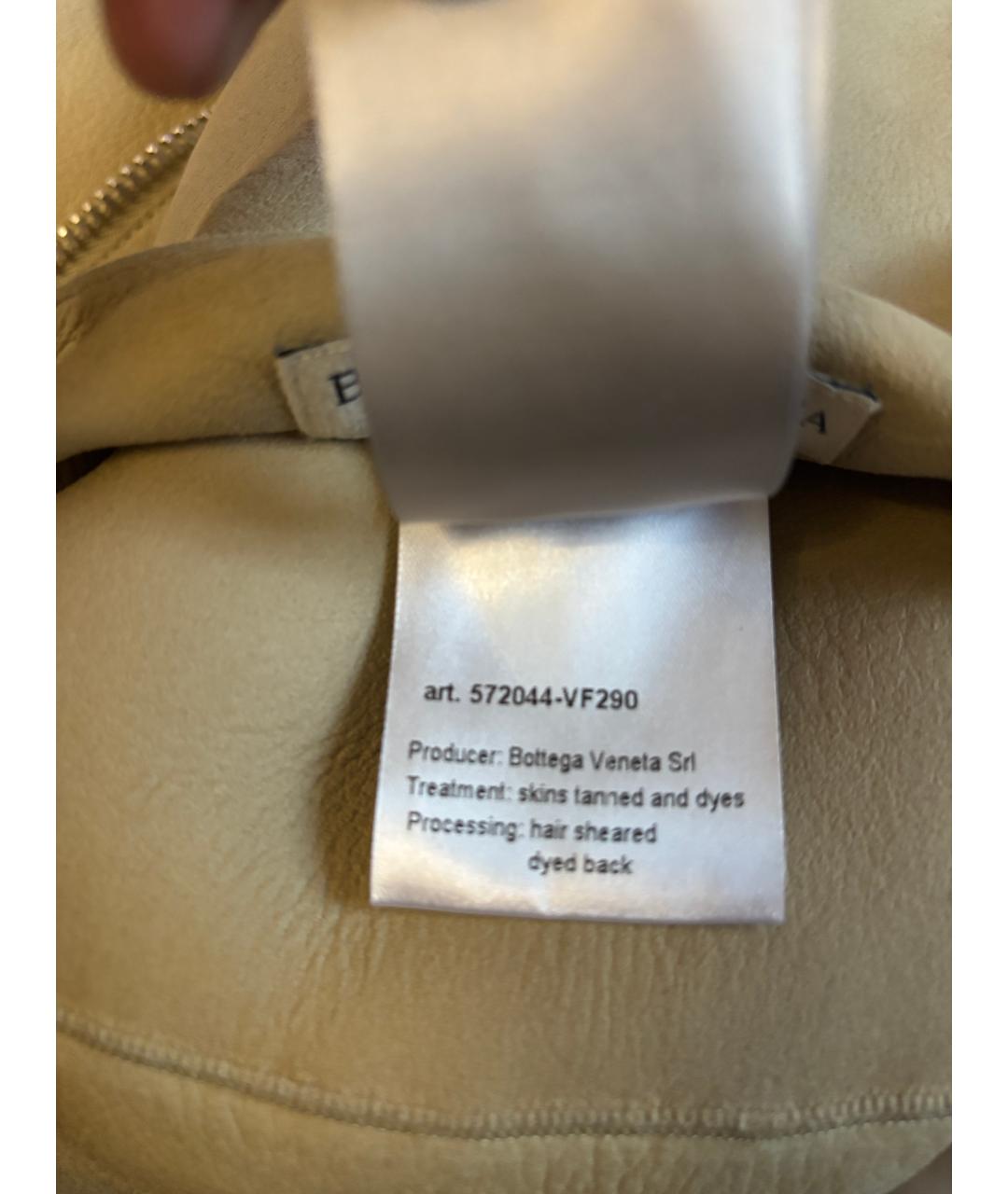 BOTTEGA VENETA Желтая дубленка, фото 8
