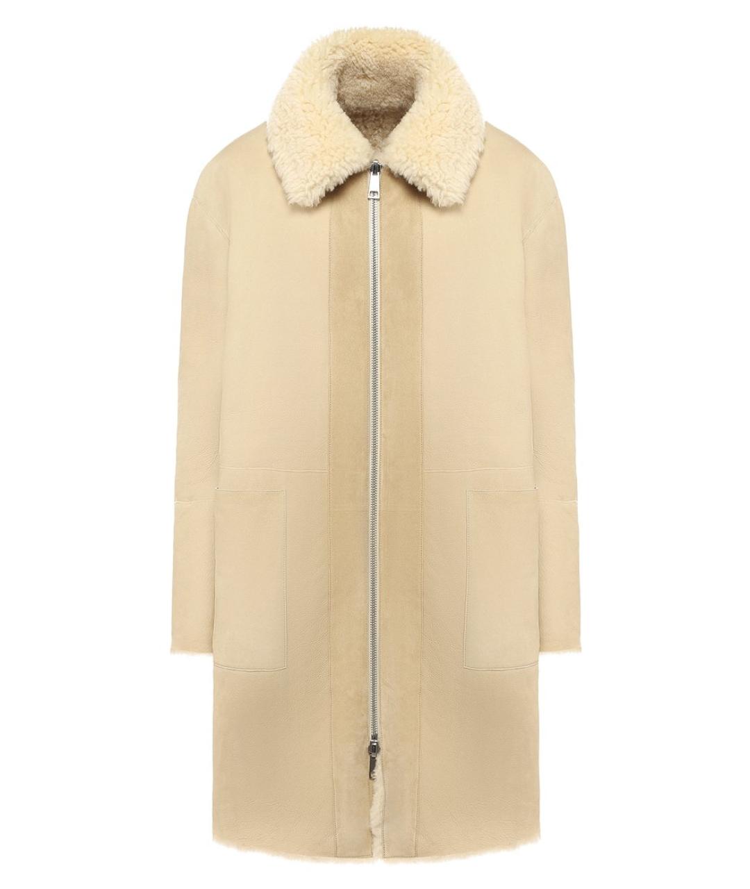 BOTTEGA VENETA Желтая дубленка, фото 1