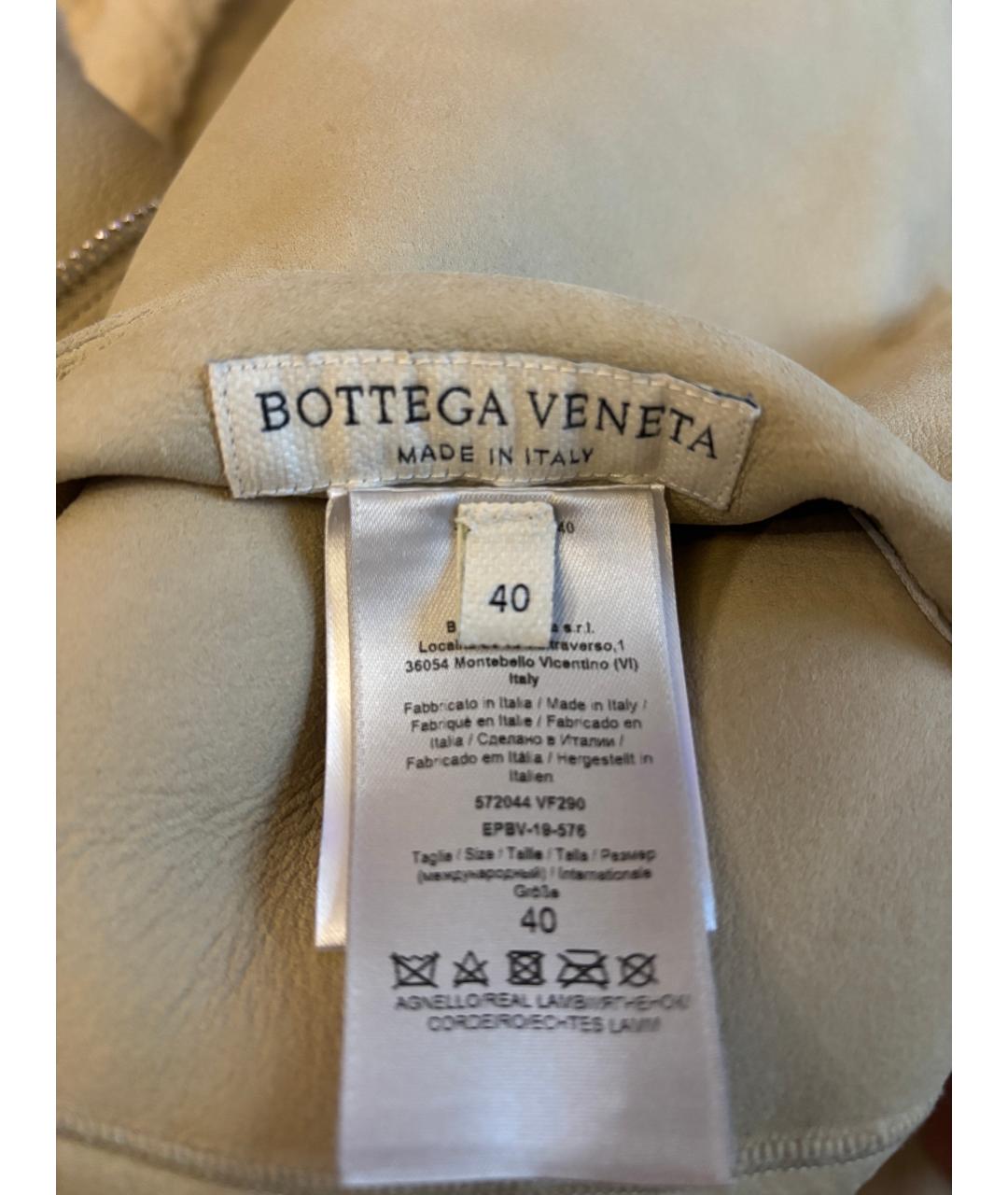 BOTTEGA VENETA Желтая дубленка, фото 7