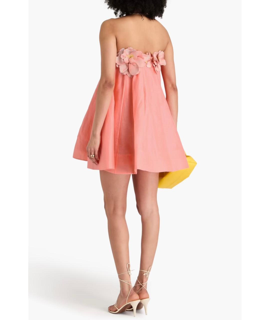 ZIMMERMANN Коралловое коктейльное платье, фото 3