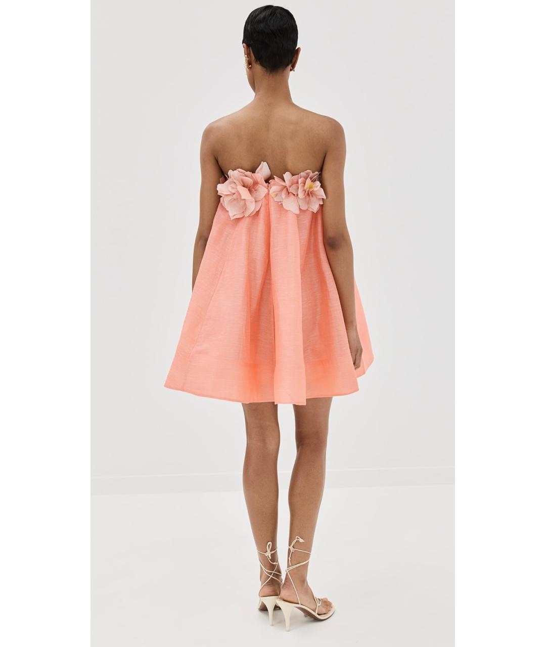 ZIMMERMANN Коралловое коктейльное платье, фото 9
