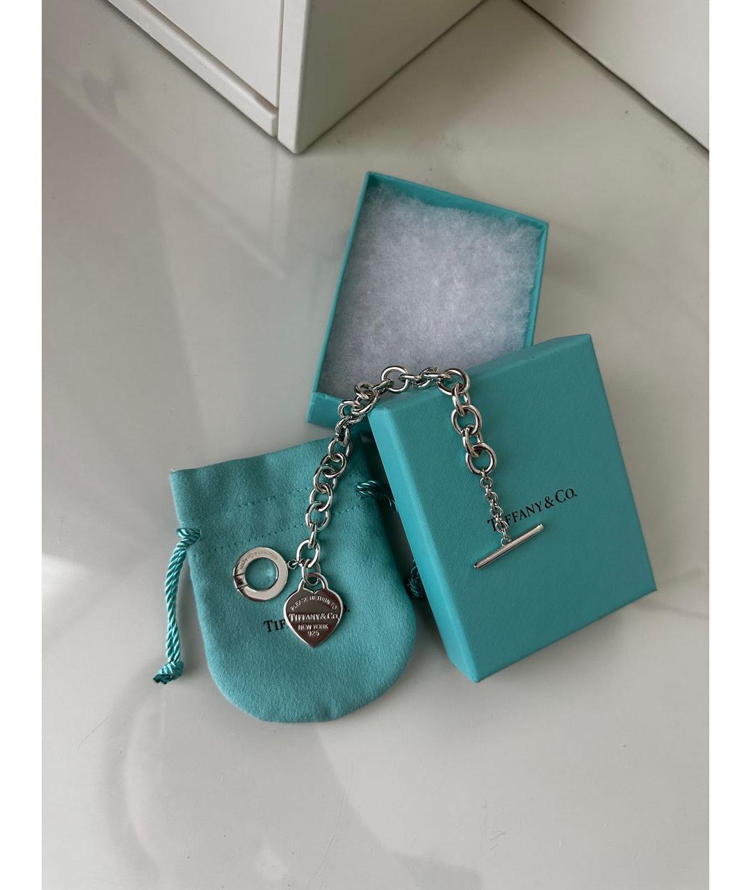 TIFFANY&CO Серебрянный серебряный браслет, фото 2