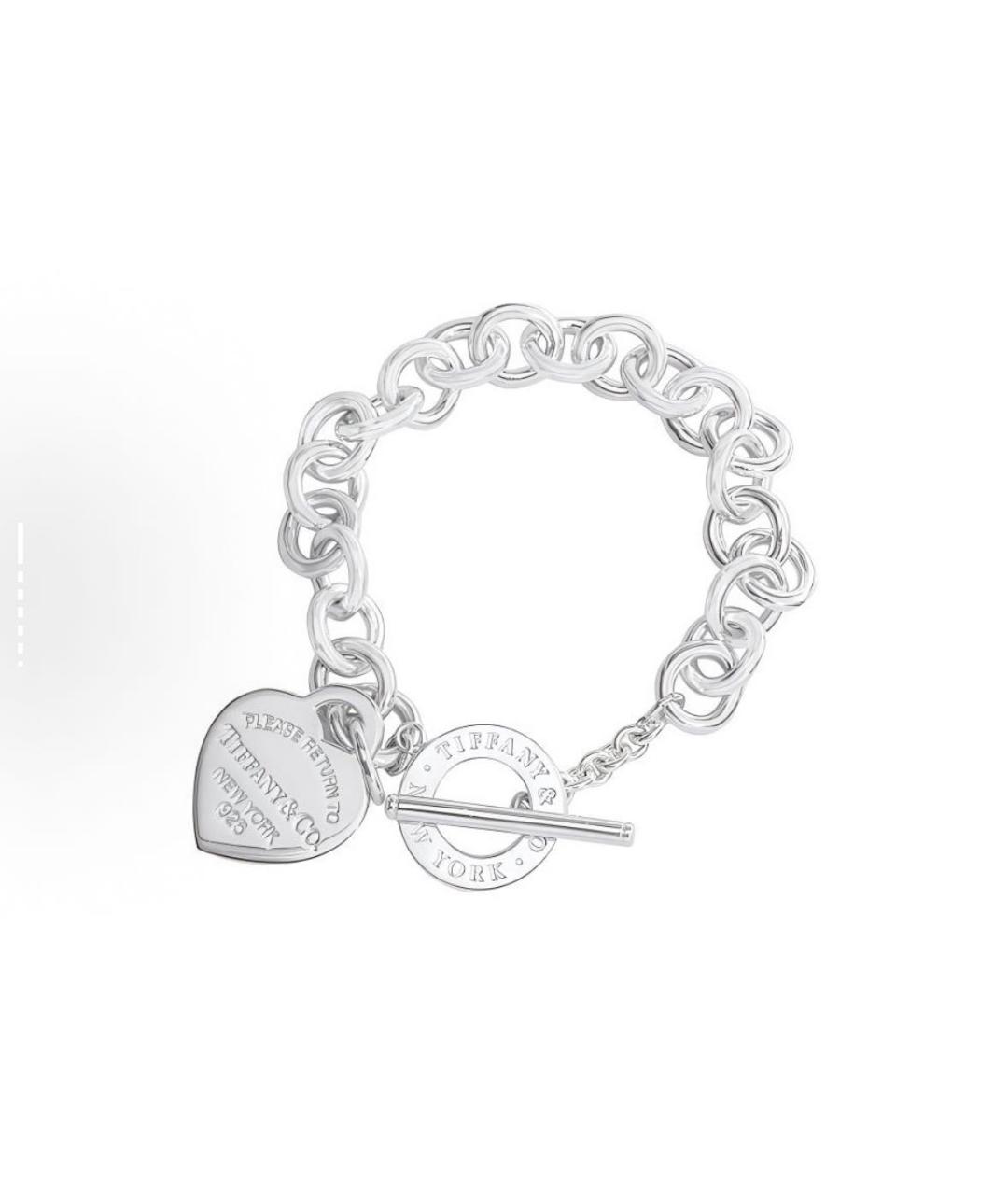 TIFFANY&CO Серебрянный серебряный браслет, фото 6