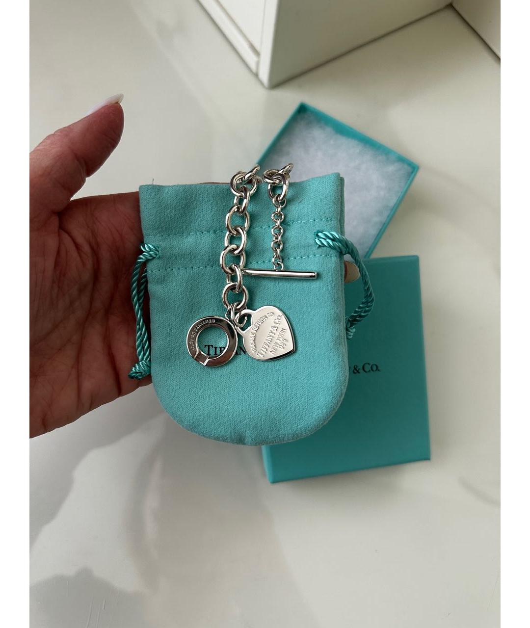 TIFFANY&CO Серебрянный серебряный браслет, фото 3