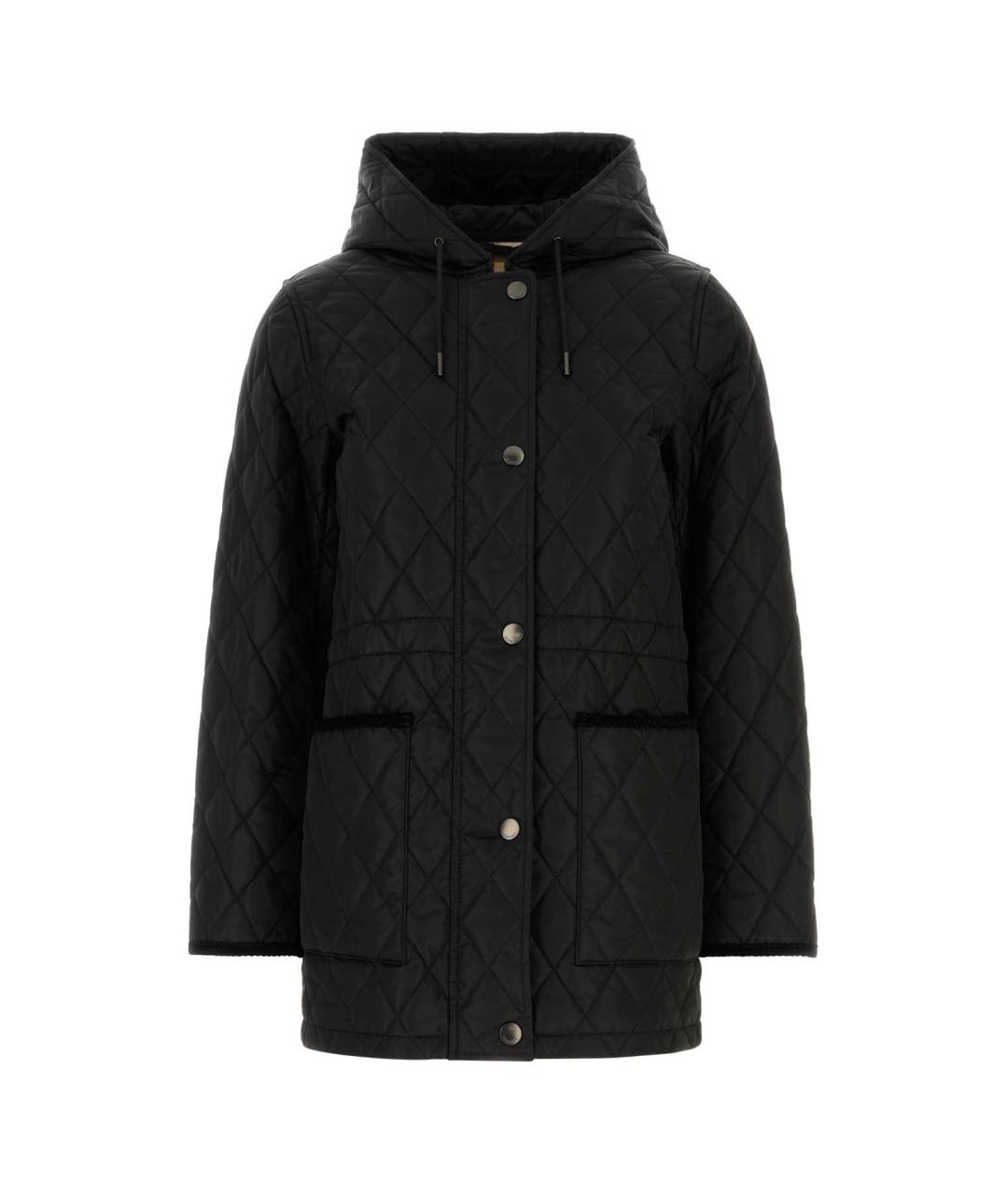 BURBERRY Черная синтетическая куртка, фото 1