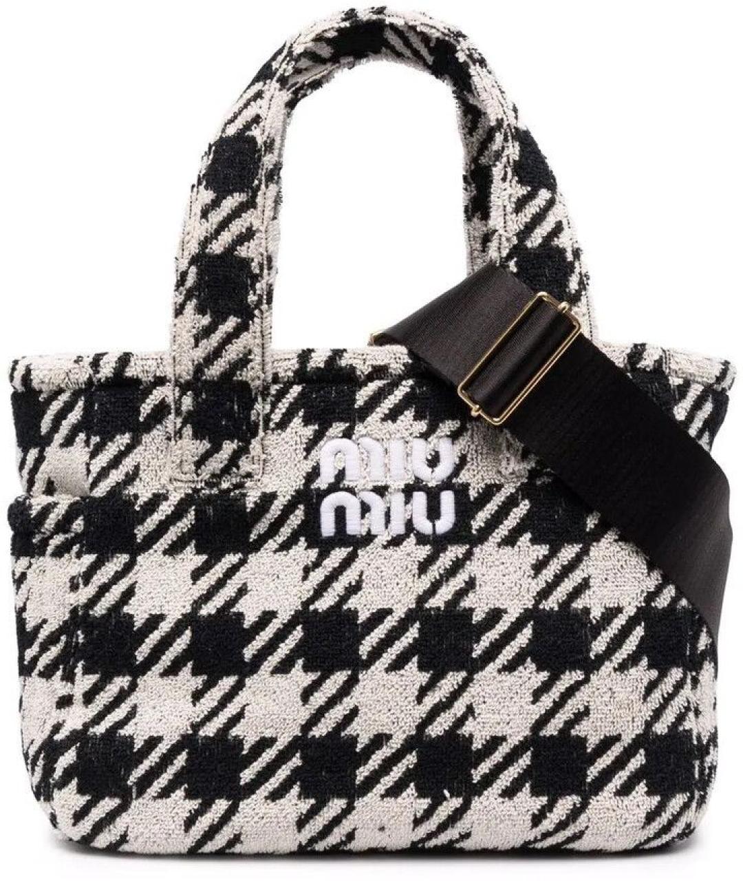 MIU MIU Мульти тканевая сумка тоут, фото 1
