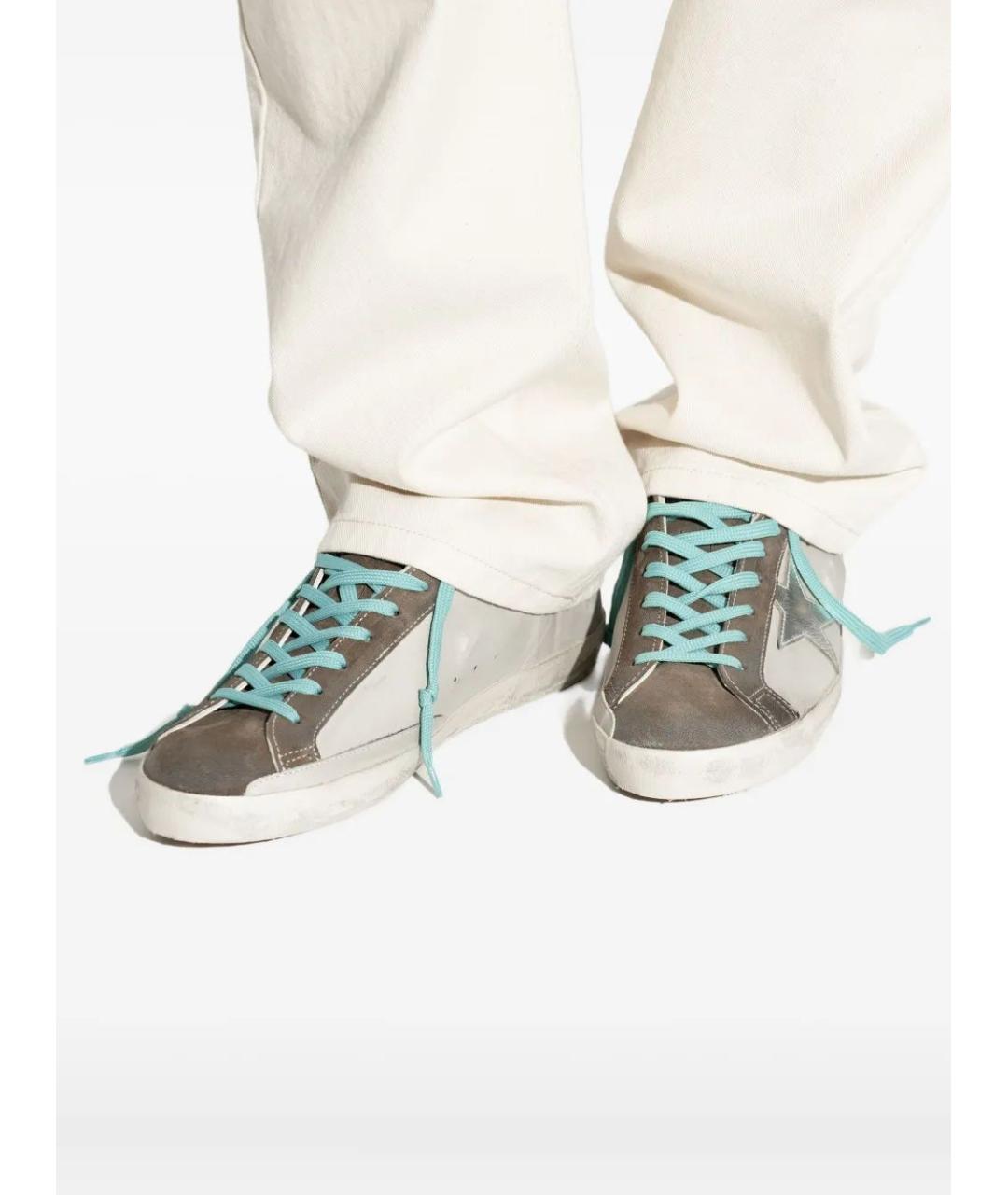 GOLDEN GOOSE DELUXE BRAND Мульти кожаные низкие кроссовки / кеды, фото 5