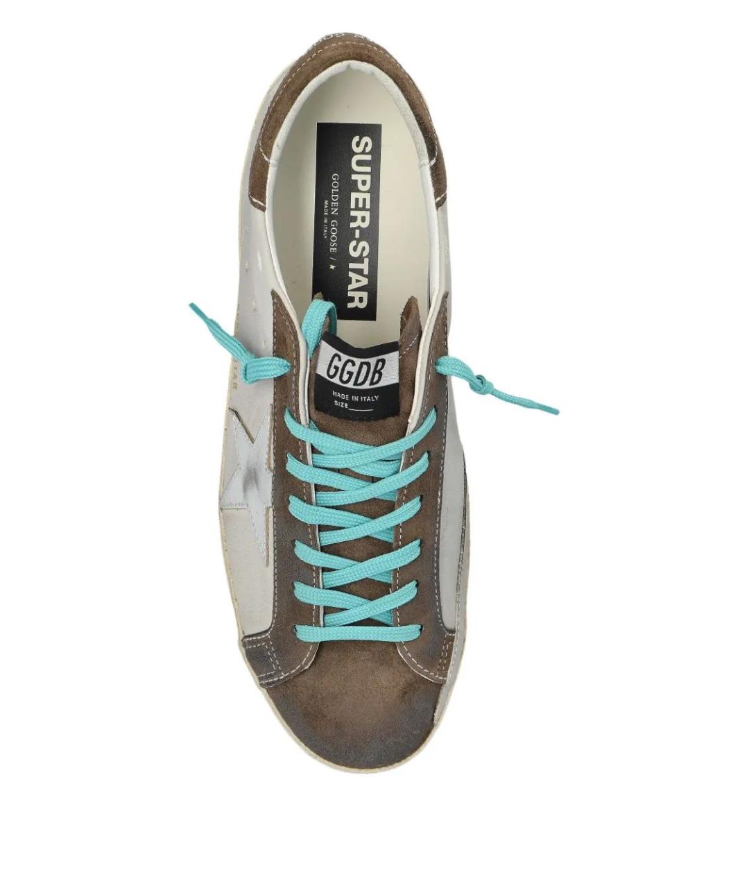 GOLDEN GOOSE DELUXE BRAND Мульти кожаные низкие кроссовки / кеды, фото 4