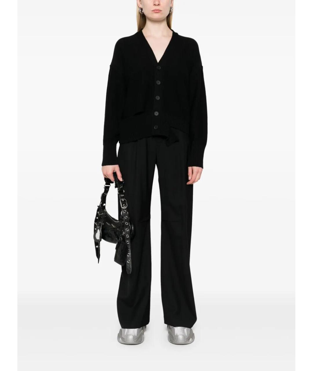 MM6 MAISON MARGIELA Черный шерстяной кардиган, фото 2