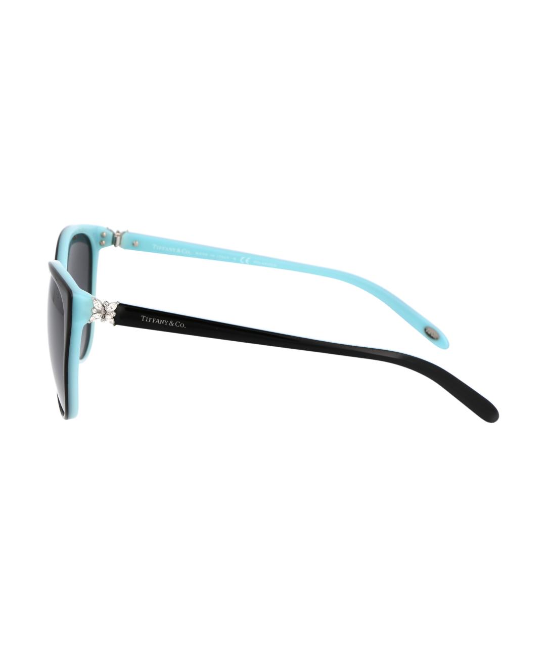 TIFFANY&CO Черные пластиковые солнцезащитные очки, фото 3