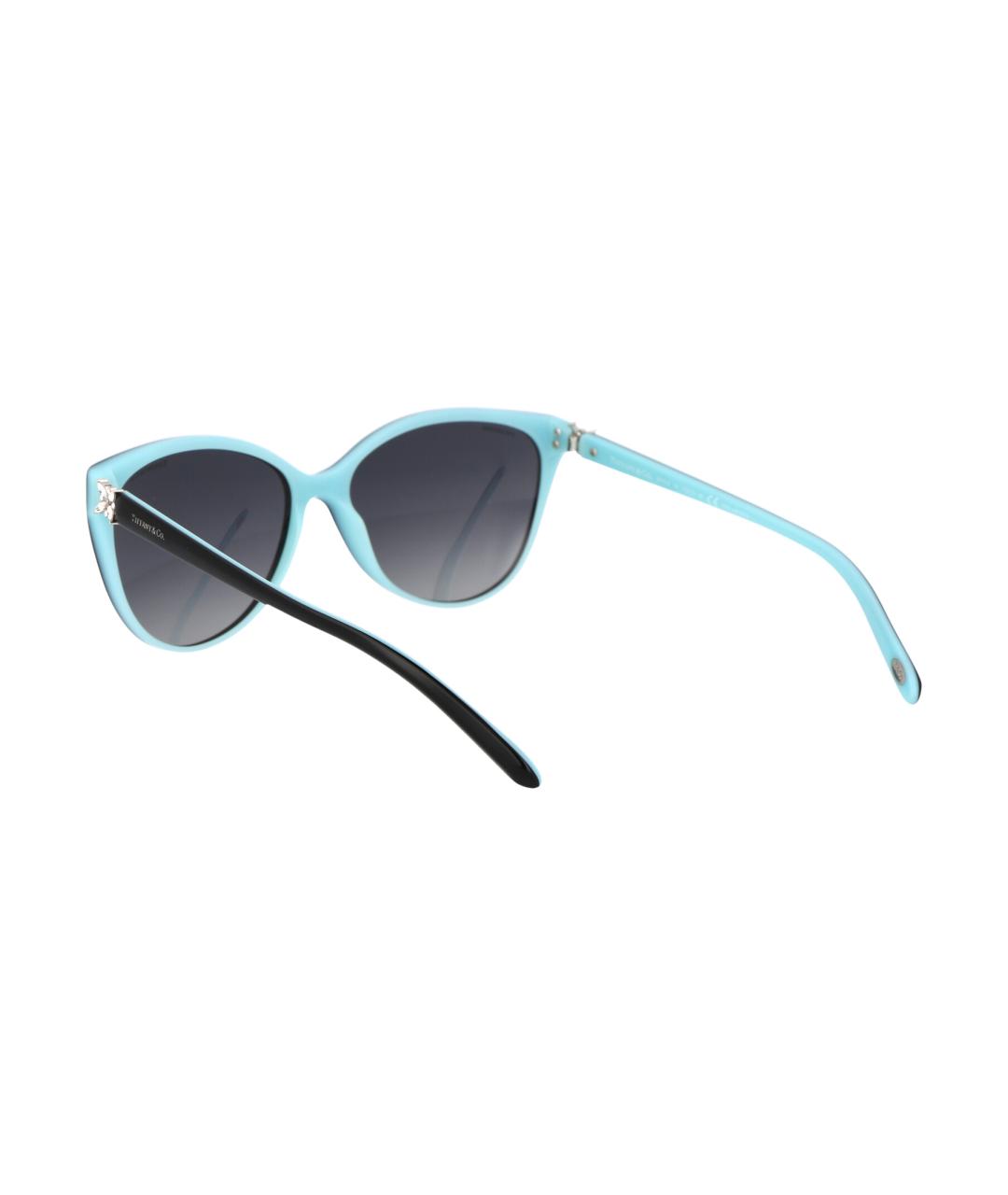 TIFFANY&CO Черные пластиковые солнцезащитные очки, фото 4