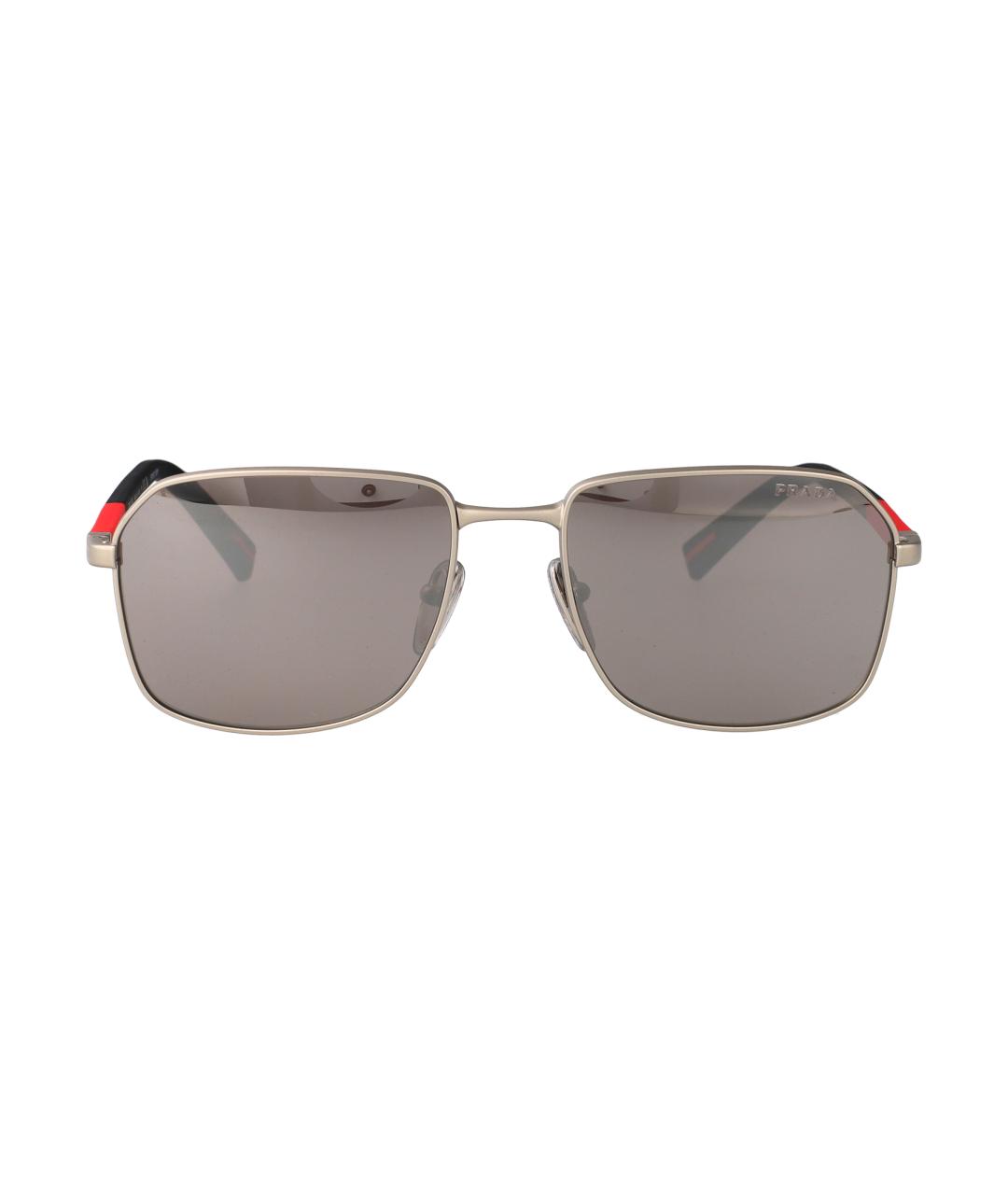 PRADA Мульти металлические солнцезащитные очки, фото 2