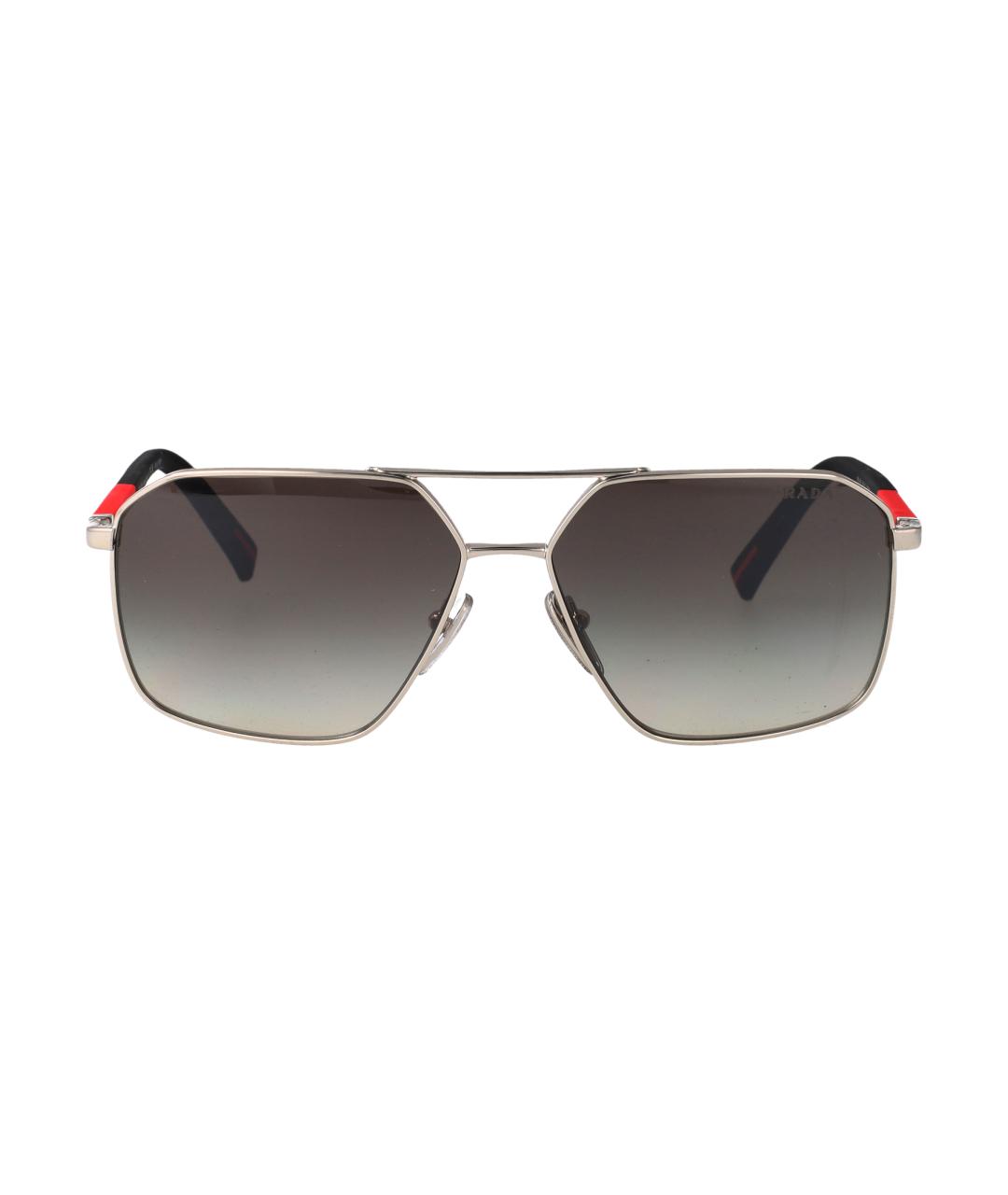 PRADA Мульти металлические солнцезащитные очки, фото 2