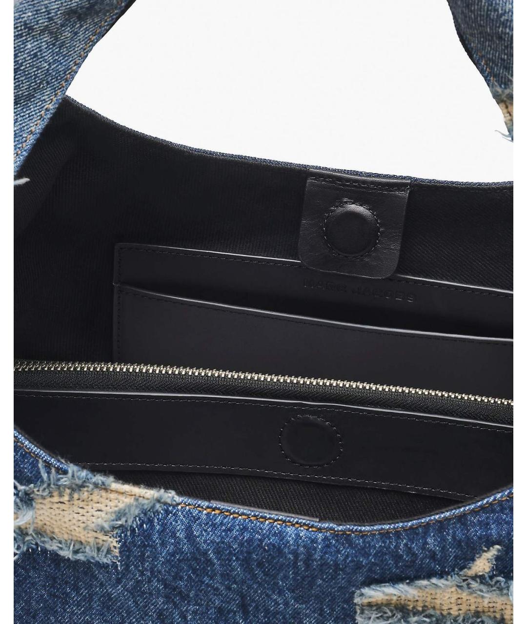 MARC JACOBS Синяя хлопковая сумка через плечо, фото 3