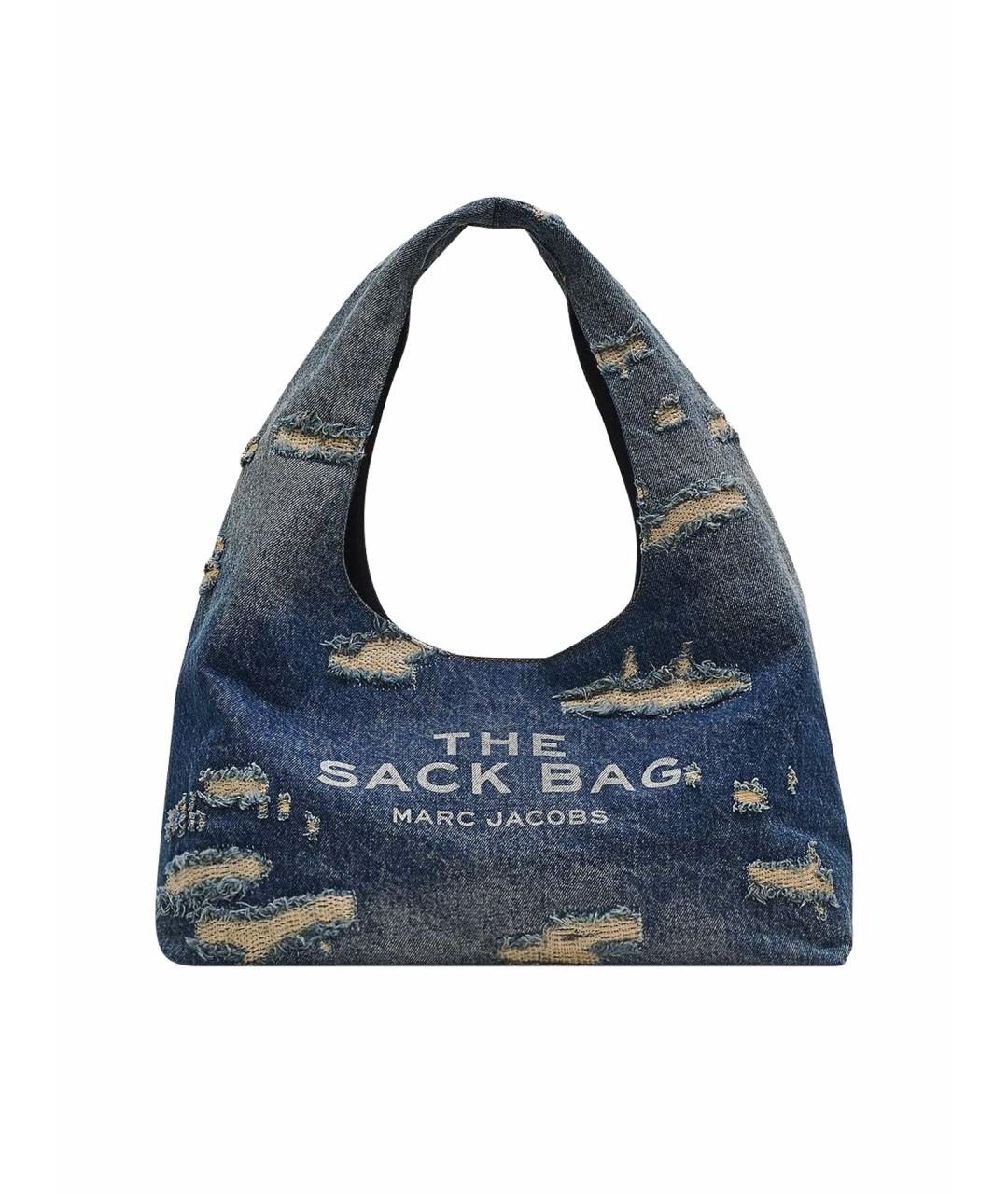 MARC JACOBS Синяя хлопковая сумка через плечо, фото 1