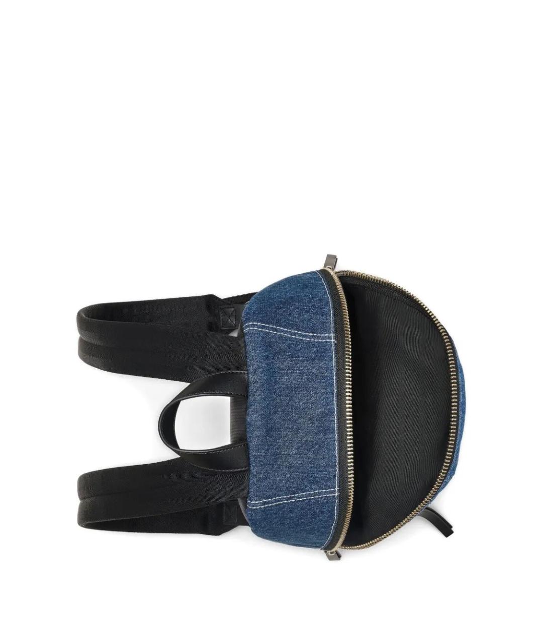 MARC JACOBS Синий хлопковый рюкзак, фото 4