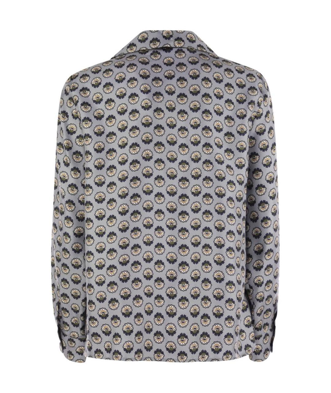 WEEKEND MAX MARA Мульти шелковая рубашка, фото 2