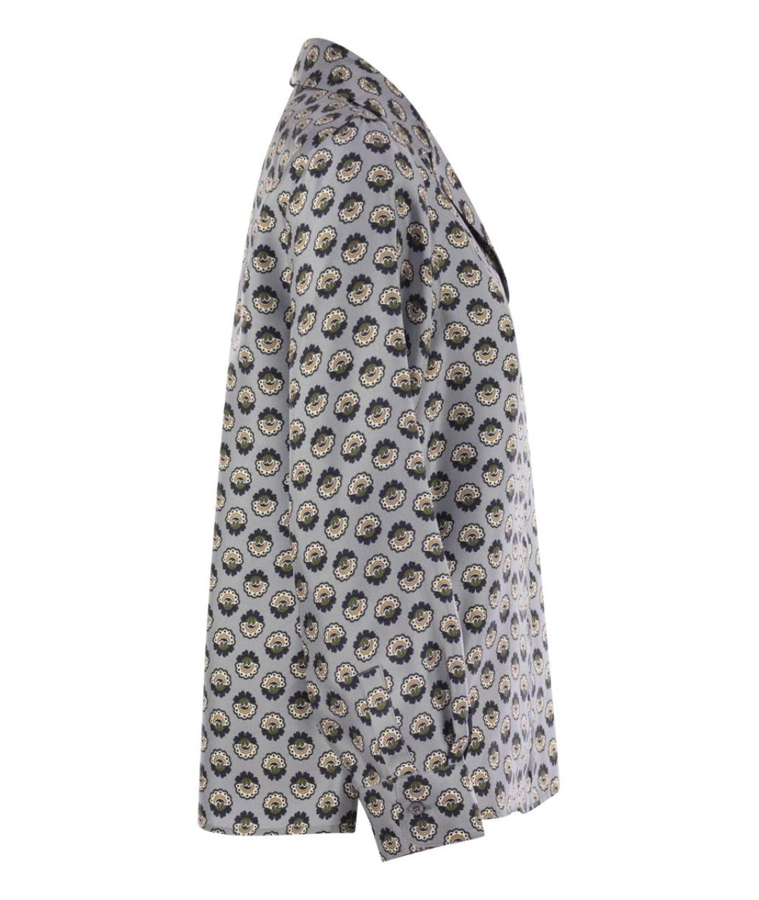 WEEKEND MAX MARA Мульти шелковая рубашка, фото 3