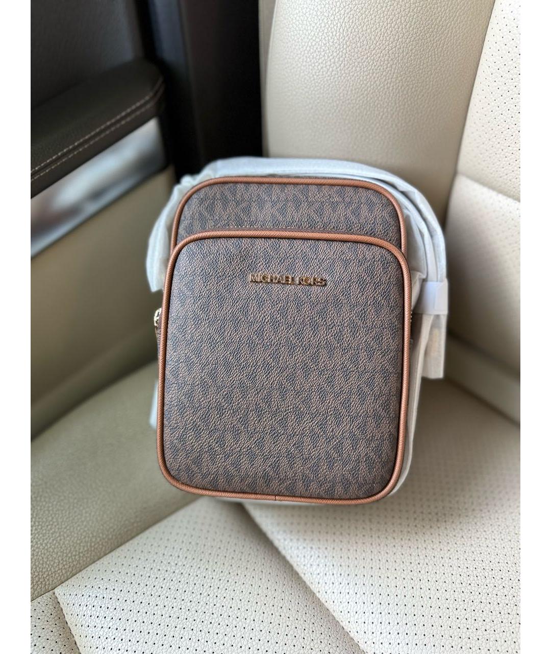 MICHAEL KORS Коричневая сумка через плечо, фото 2