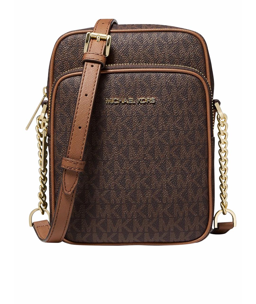 MICHAEL KORS Коричневая сумка через плечо, фото 1