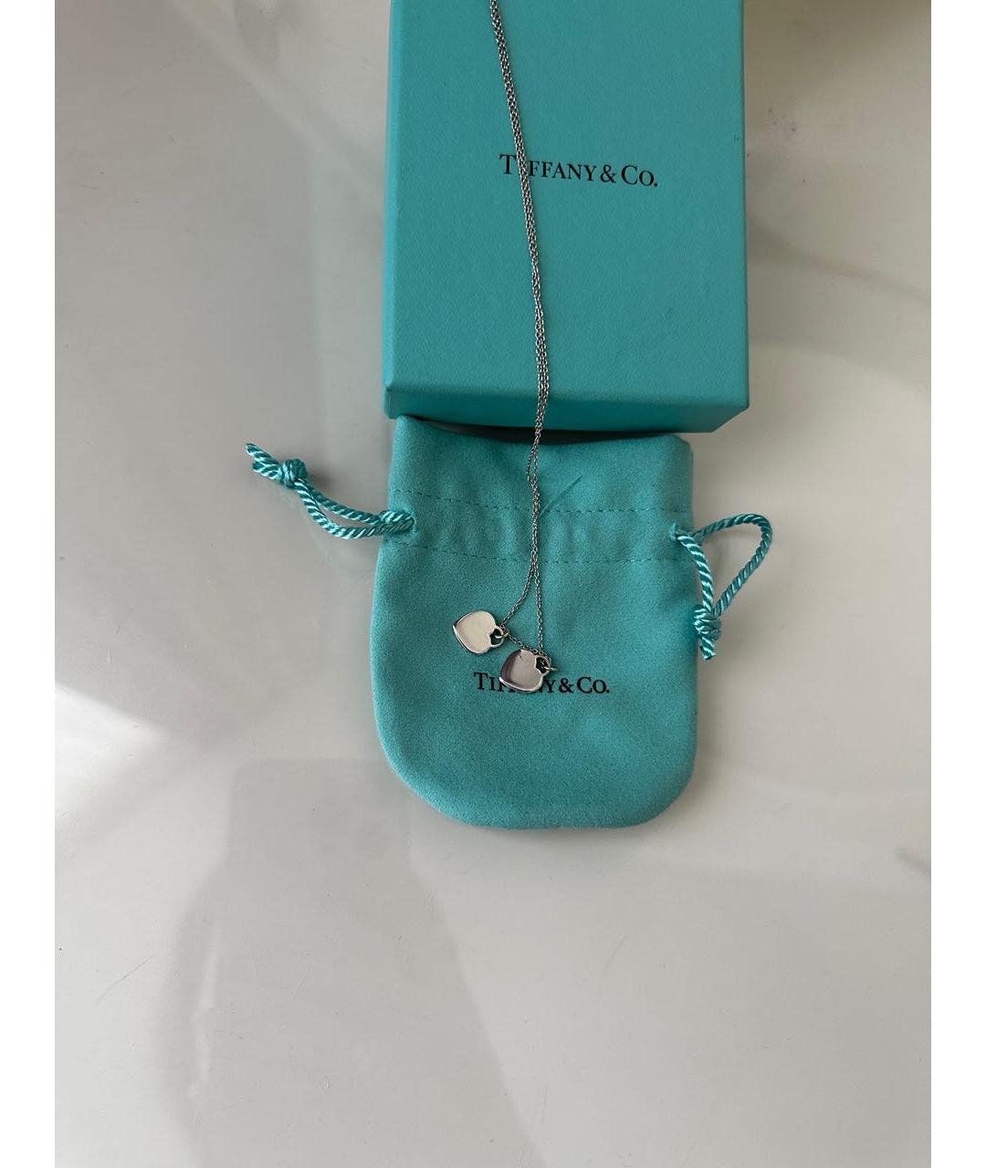 TIFFANY&CO Бирюзовая серебряная подвеска, фото 5