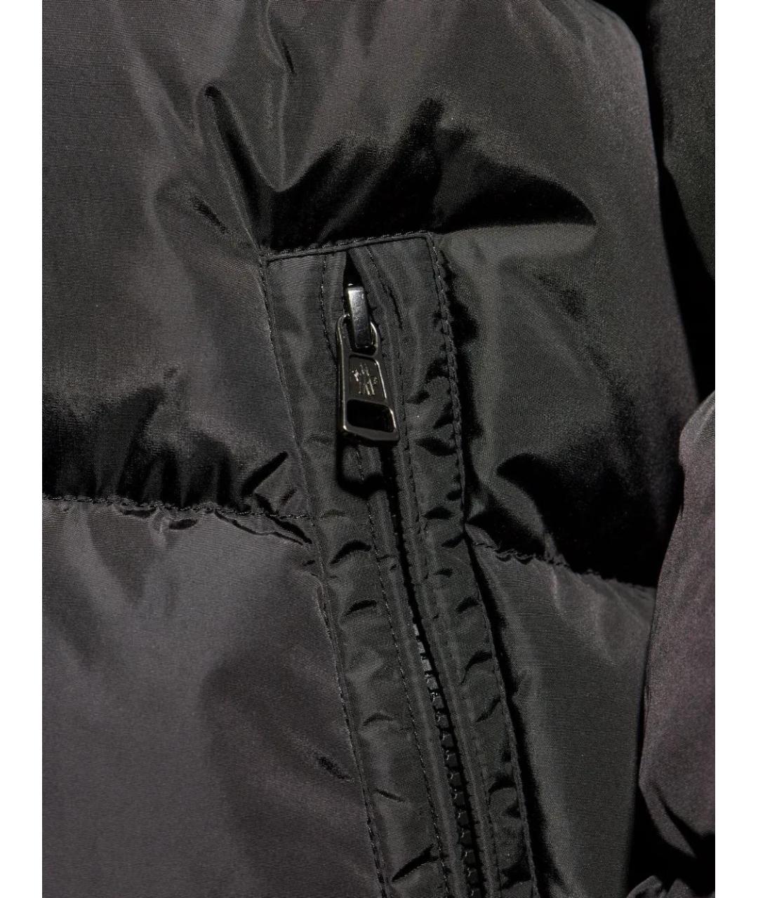 MONCLER Черная полиамидовая куртка, фото 5