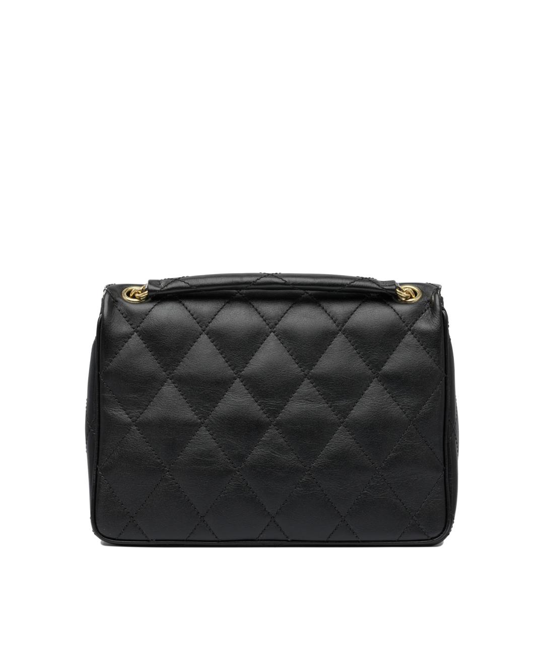 BURBERRY Черная кожаная сумка через плечо, фото 3
