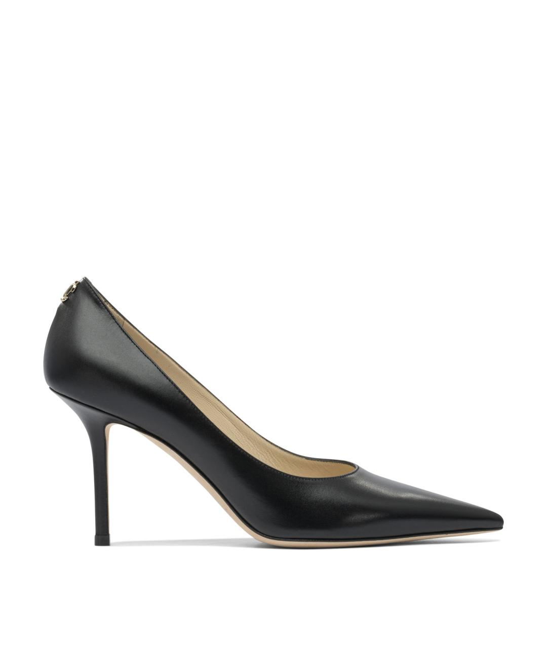 JIMMY CHOO Черные кожаные туфли, фото 1