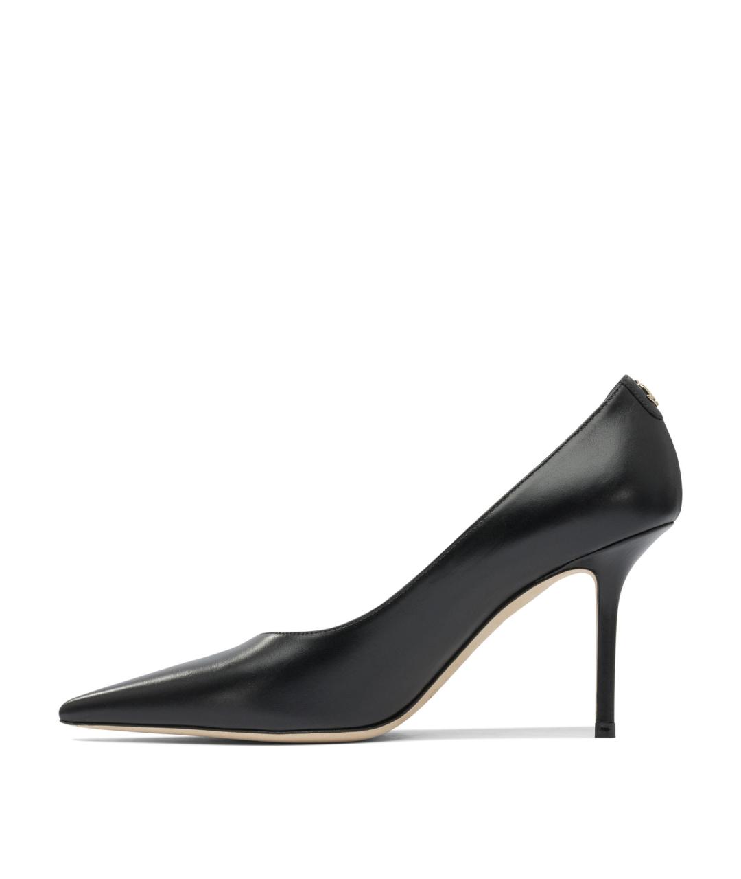 JIMMY CHOO Черные кожаные туфли, фото 3