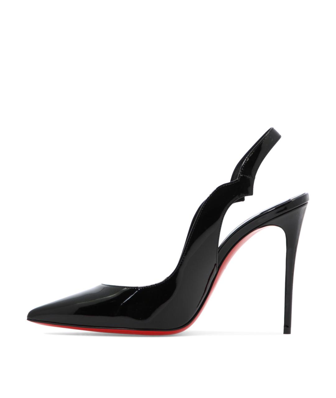 CHRISTIAN LOUBOUTIN Черные туфли из лакированной кожи, фото 3