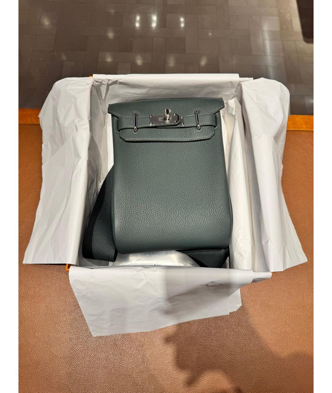 HERMES Кожаная поясная сумка, фото 7