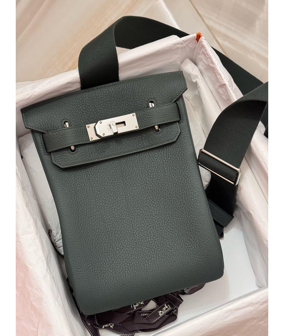 HERMES Кожаная поясная сумка, фото 3