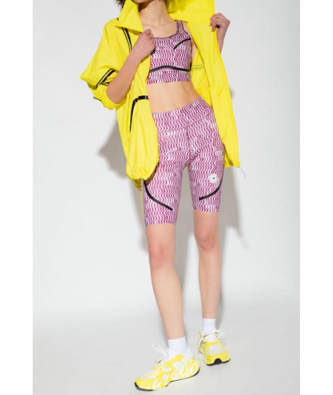 ADIDAS BY STELLA MCCARTNEY Мульти полиэстеровые леггинсы и велосипедки, фото 4