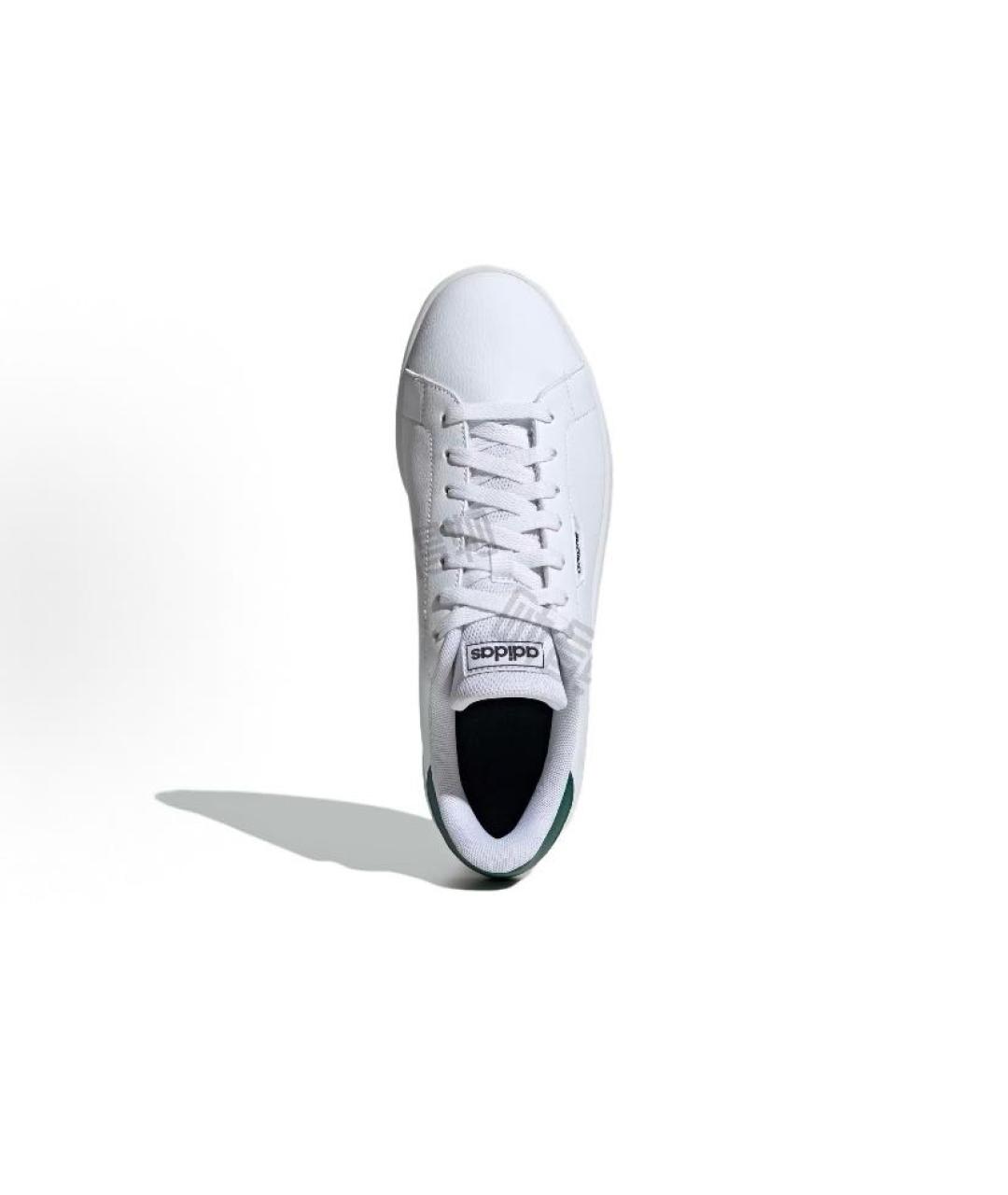 ADIDAS Белые кожаные низкие кроссовки / кеды, фото 5