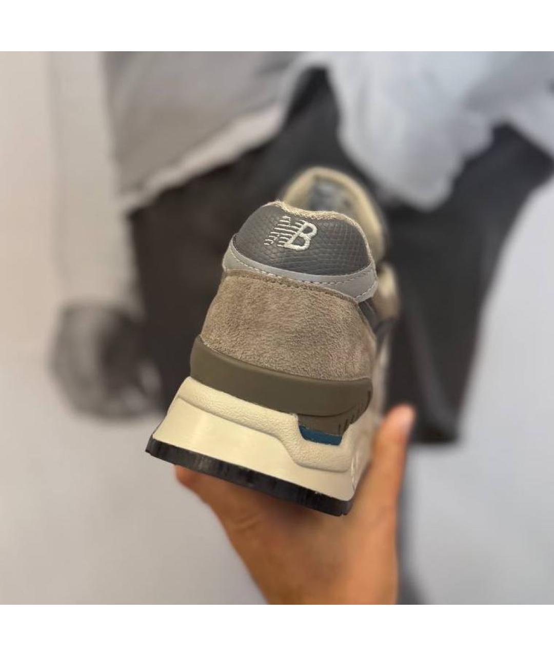 NEW BALANCE Бежевые текстильные низкие кроссовки / кеды, фото 6