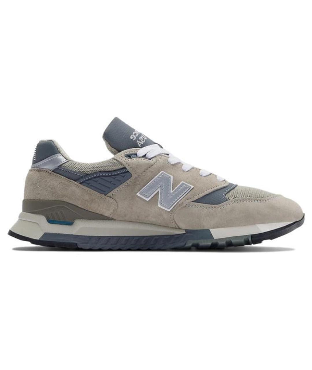 NEW BALANCE Бежевые текстильные низкие кроссовки / кеды, фото 1