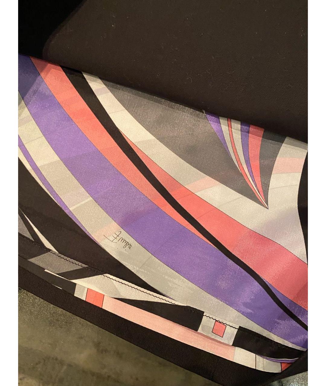 EMILIO PUCCI Черная хлопковая юбка мини, фото 4