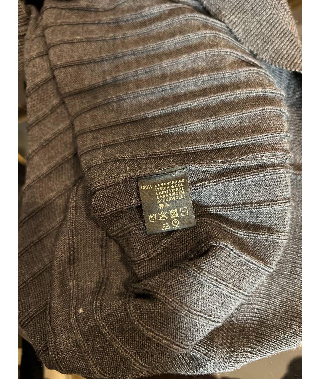 CORNELIANI Серая шерстяная жилетка, фото 6