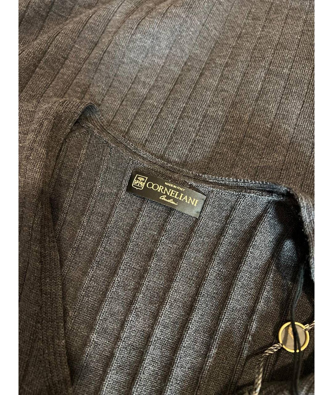 CORNELIANI Серая шерстяная жилетка, фото 3