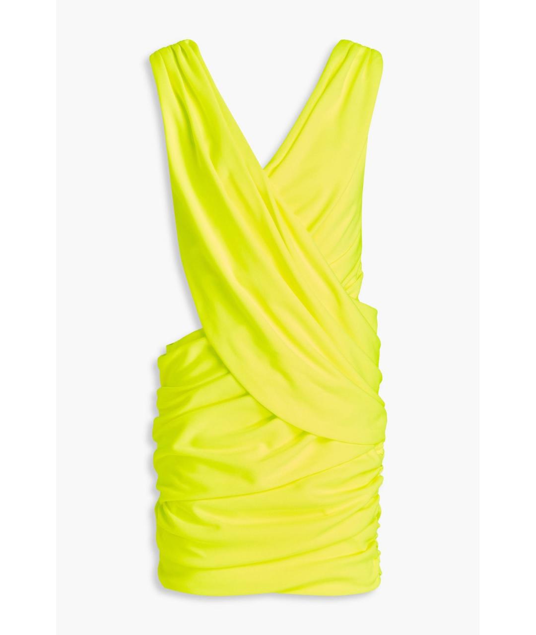 BALMAIN Салатовыое коктейльное платье, фото 10