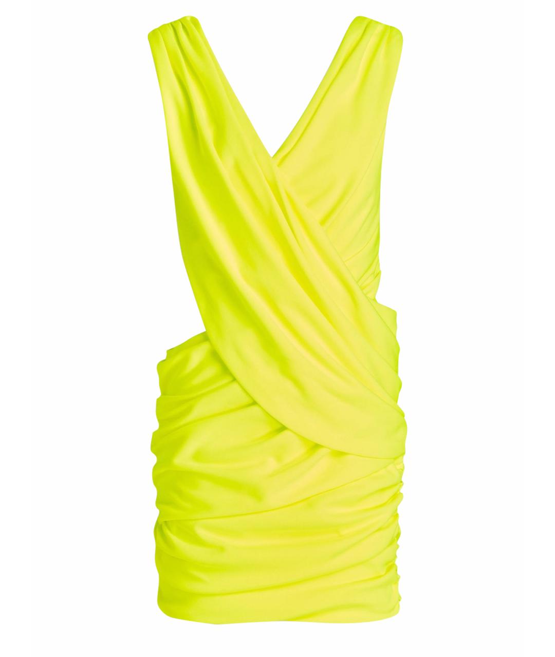 BALMAIN Салатовыое коктейльное платье, фото 1